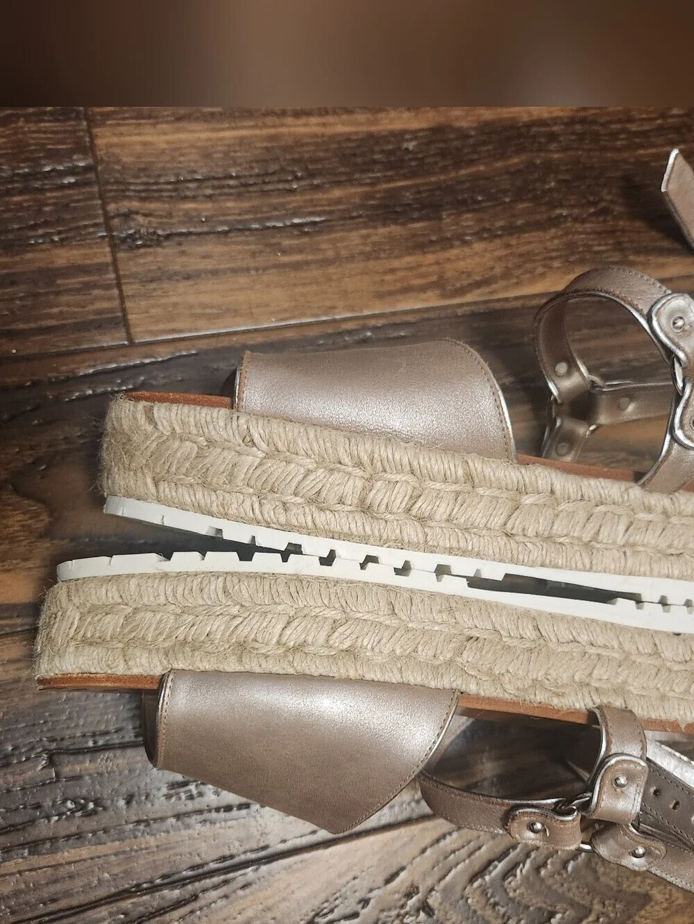 Etienne Aigner buckle espadrille